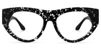 Cat Eye Black Eyeglasses | Vooglam.com Angle View