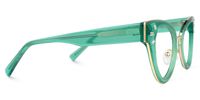 Alicea - Cat Eye Green Eyeglasses | Vooglam 
