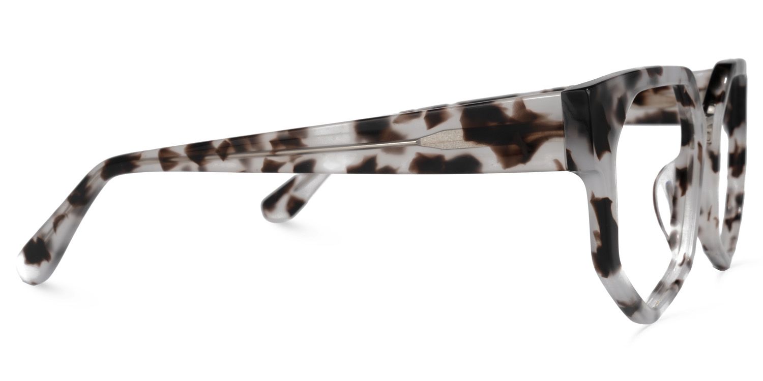 Geometric Tortoise Eyeglasses by Vooglam.com - Product View 4