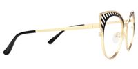 Botello - Cat Eye Gold Eyeglasses | Vooglam 