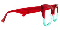 Square Two-tone Eyeglasses | Vooglam.com