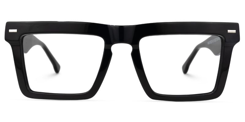 Kenty - Thick Frames Eclectic Black Glasses