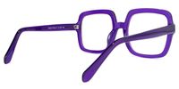 Esparza - Square Purple Eyeglasses | Vooglam Side View