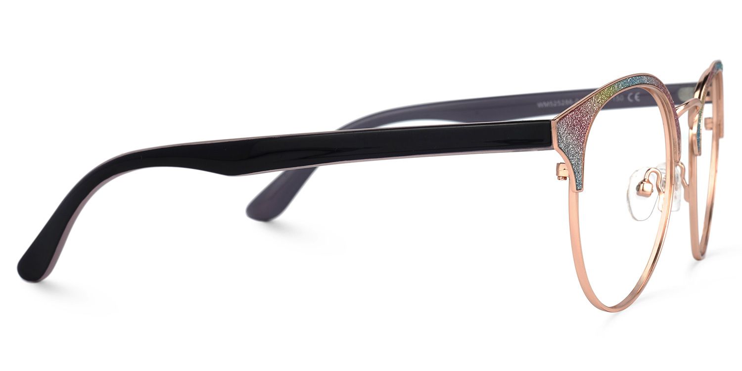Browline Multicolor Eyeglasses | Vooglam.com 4