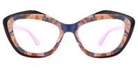Hoyos - Geometric Floral Eyeglasses | Vooglam Angle View