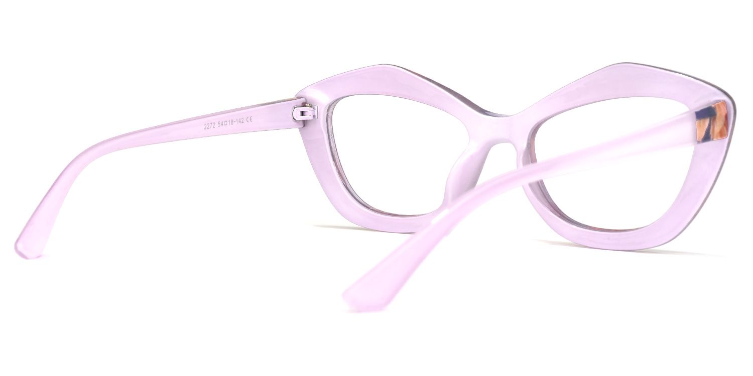 Hoyos - Geometric Floral Eyeglasses | Vooglam Side View