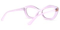 Hoyos - Geometric Floral Eyeglasses | Vooglam Side View