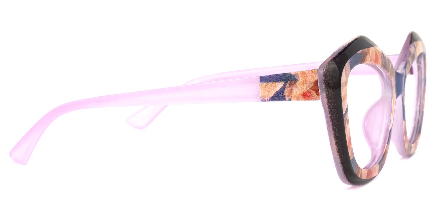 Hoyos - Geometric Floral Eyeglasses | Vooglam 4