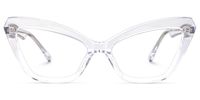 Shaneika - Cat Eye Crystal Eyeglasses | Vooglam Angle View