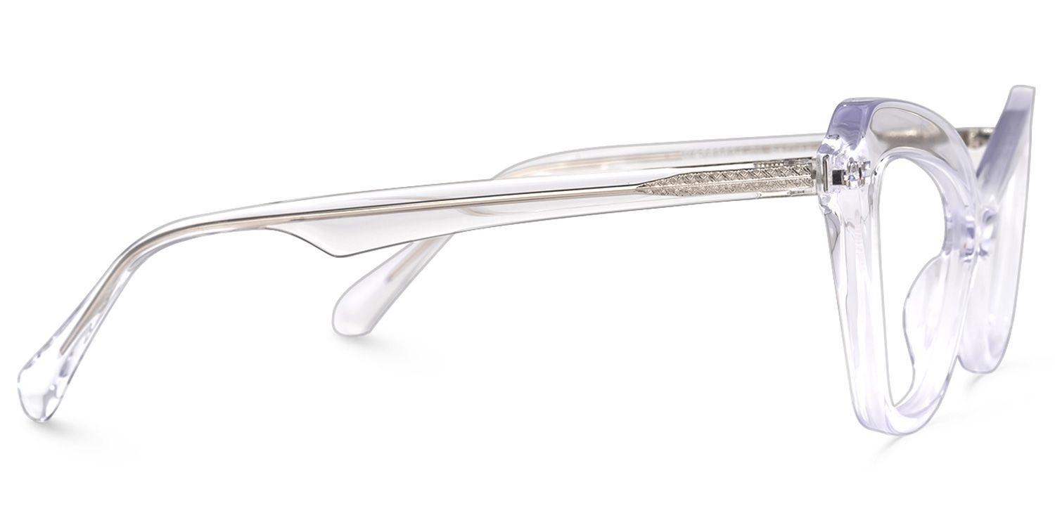 Shaneika - Cat Eye Crystal Eyeglasses | Vooglam 4