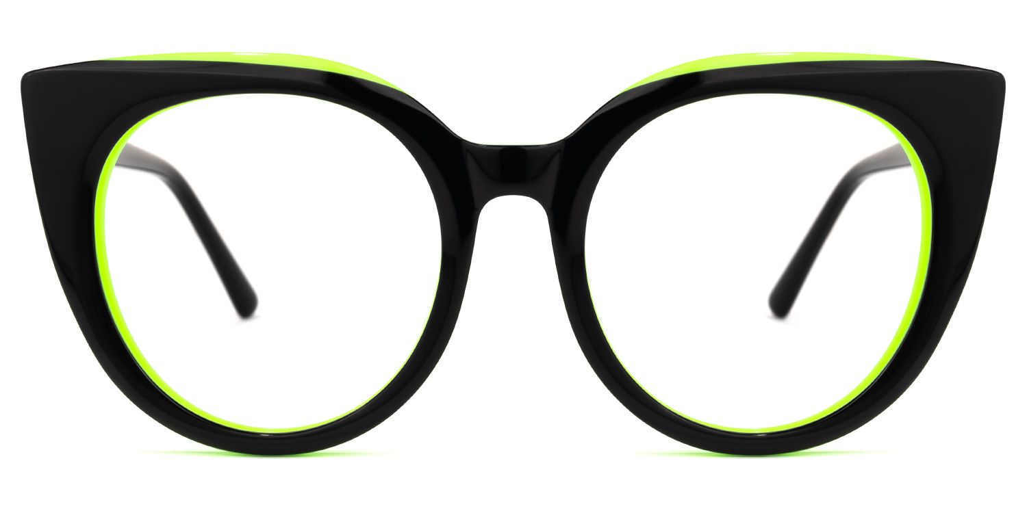 Blaylock - Cat Eye Black Eyeglasses | Vooglam Angle View