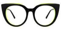 Blaylock - Cat Eye Black Eyeglasses | Vooglam Angle View