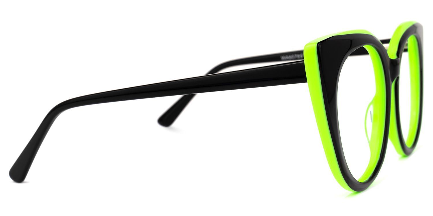 Blaylock - Cat Eye Black Eyeglasses | Vooglam 4