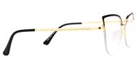 Guerrero - Browline Black Eyeglasses | Vooglam