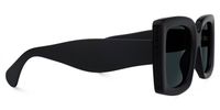 Rectangle Black Sunglasses | Vooglam.com 