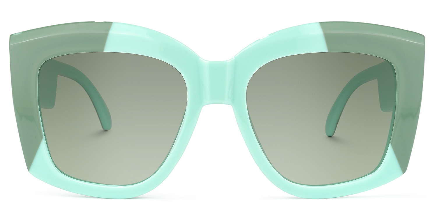 

Nieka - Square Green Sunglasses