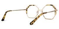 Scotto - Geometric Tortoise Eyeglasses | Vooglam Side View