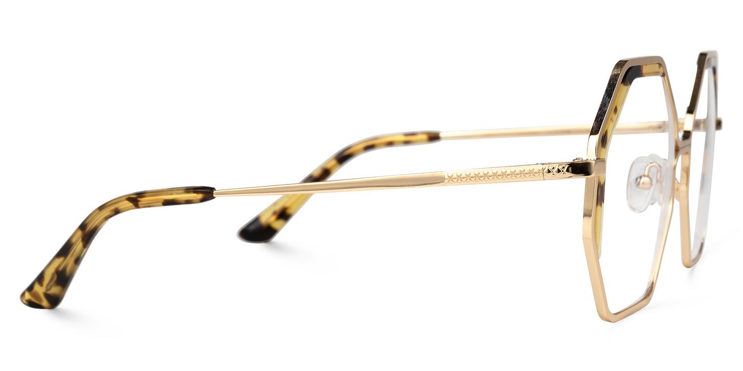 Scotto - Geometric Tortoise Eyeglasses | Vooglam 4