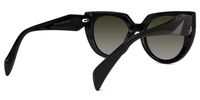 Rectangle Black Eyeglasses | Vooglam.com Side View