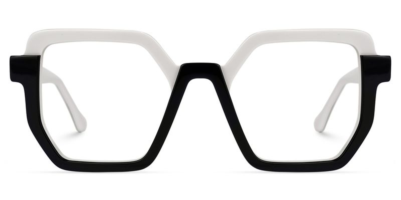 Mixon - Unique Black & White Designer Glasses