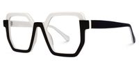 Mixon - Unique Black & White Designer Glasses | Vooglam Front View