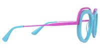 Geometric Blue Eyeglasses | Vooglam 
