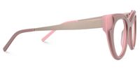 Cat Eye Pink Eyeglasses | Vooglam.com 