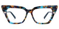 Mariana - Cat Eye Floral Eyeglasses | Vooglam Angle View