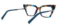 Mariana - Cat Eye Floral Eyeglasses | Vooglam Side View