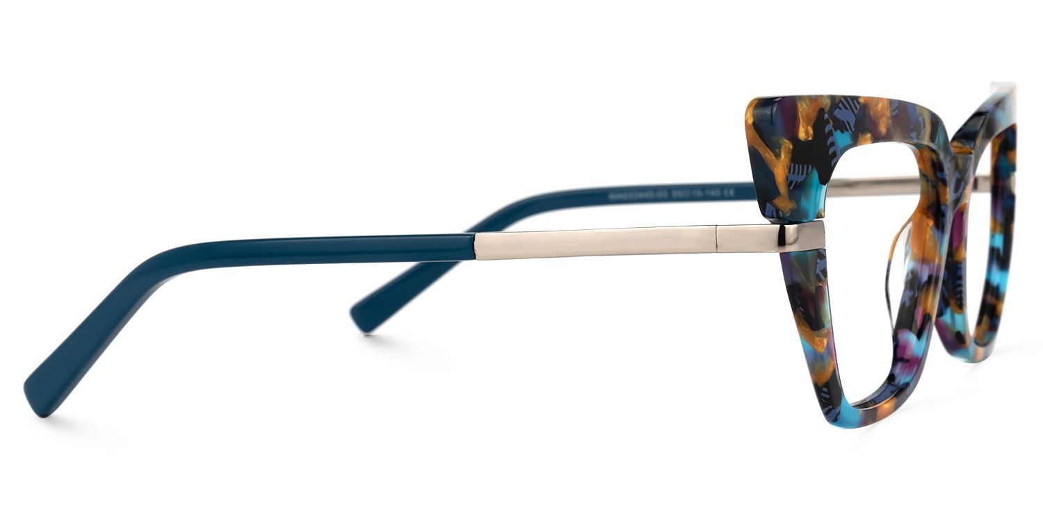 Mariana - Cat Eye Floral Eyeglasses | Vooglam 4