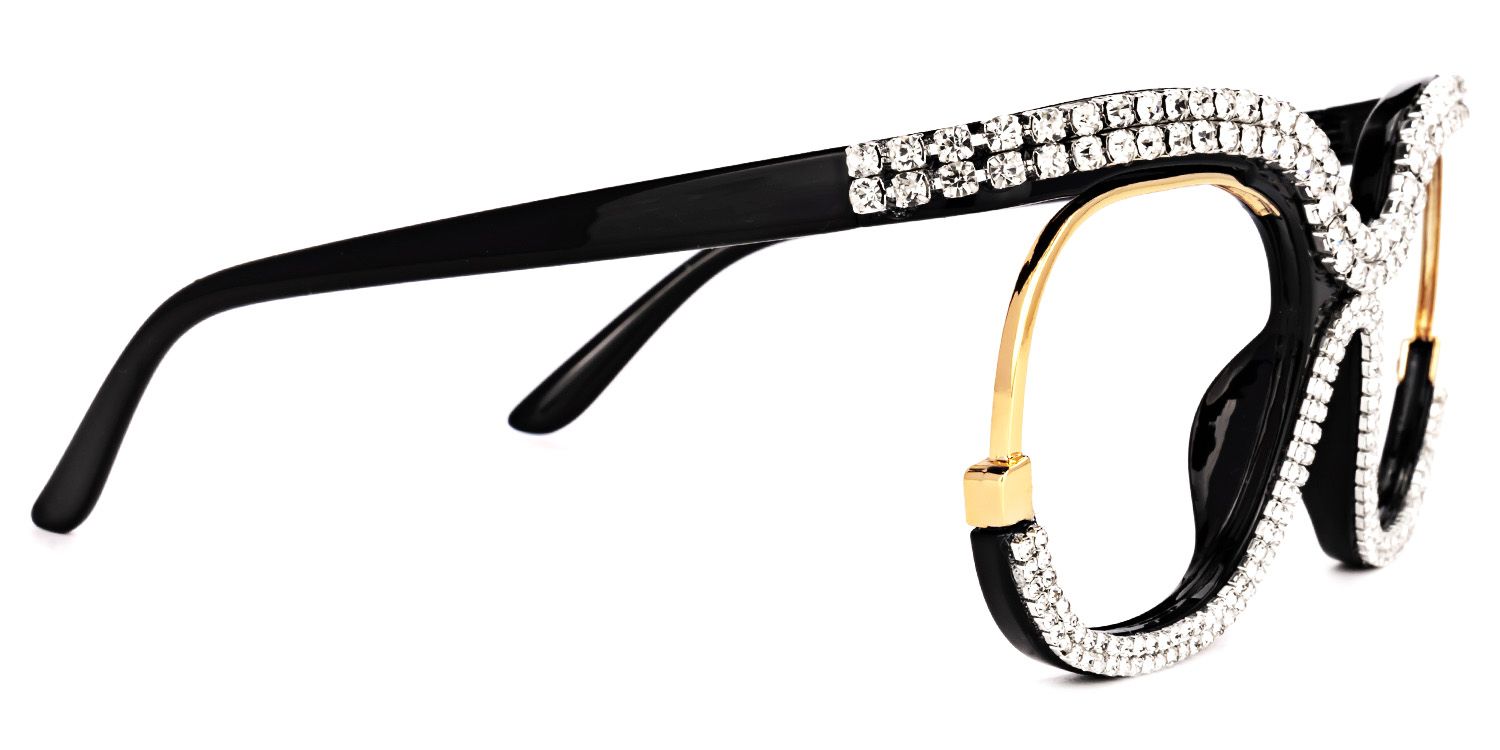 Mancha - Embellished Bling Prescription Glasses | Vooglam 4