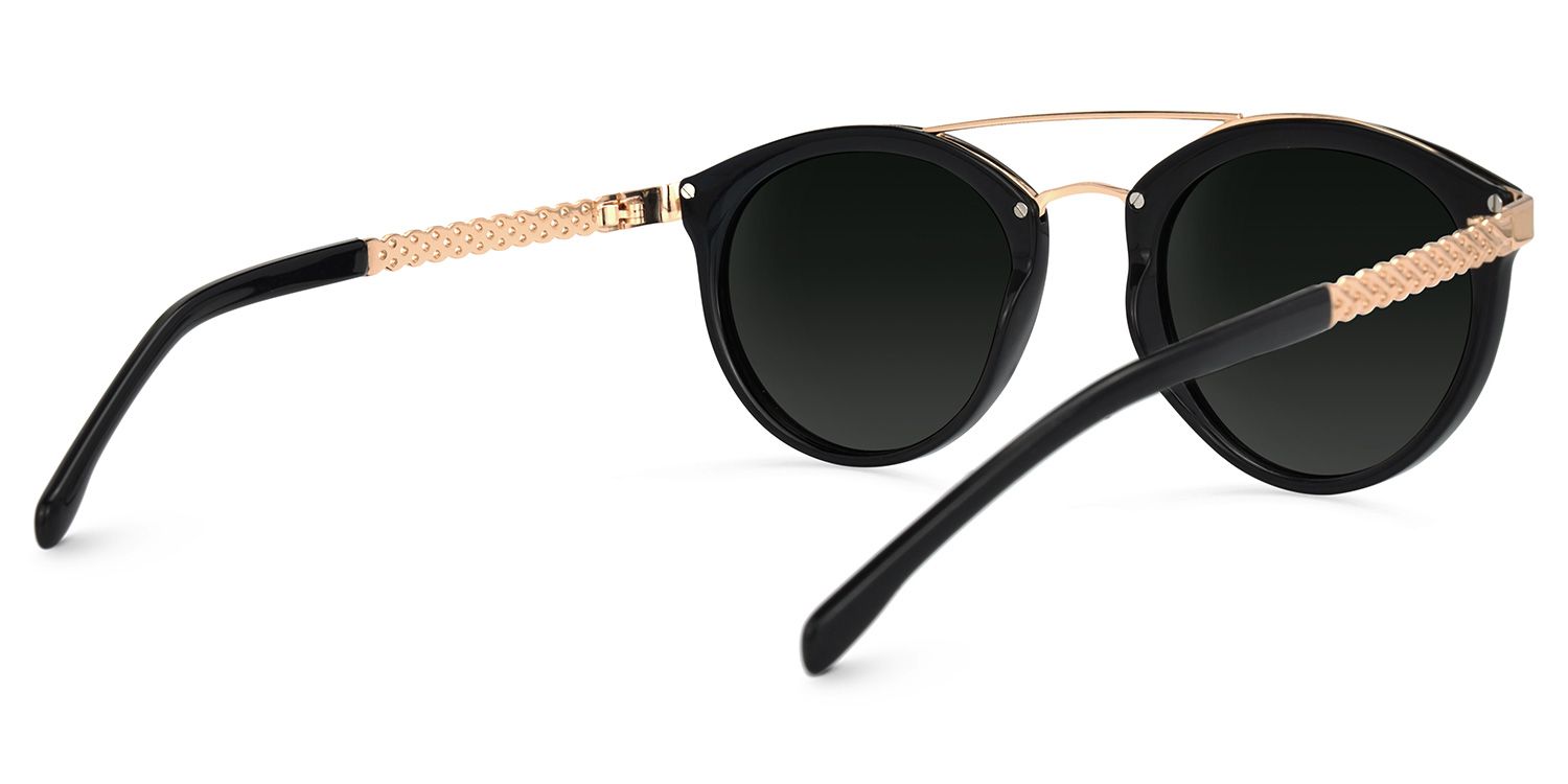 Kaleb - Aviator Black Sunglasses product detail 3