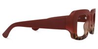 Rectangle Red Eyeglasses | Vooglam.com 