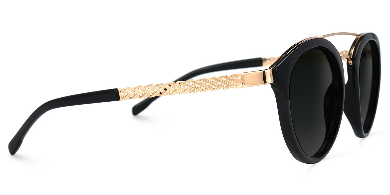 Kaleb - Aviator Black Sunglasses product detail 4