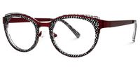 Browline Pattern Eyeglasses | Vooglam.com Front View