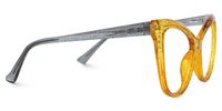 Austin - Cat Eye Yellow Eyeglasses | Vooglam
