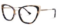 Murray - Cat Eye Floral Eyeglasses - 2