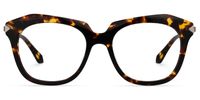 Geometric Tortoise Eyeglasses | Vooglam.com Angle View