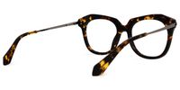 Geometric Tortoise Eyeglasses | Vooglam.com Side View