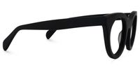 Janea - Round Black Eyeglasses | Vooglam 