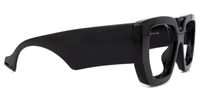 Santiz - Rectangle Black Eyeglasses | Vooglam