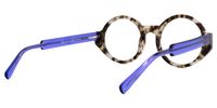 Round Tortoise Eyeglasses | Vooglam.com Side View