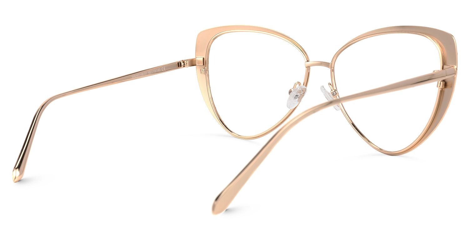 Tristan - Geometric Black Eyeglasses | Vooglam Side View