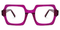 Mangual - Square Purple Eyeglasses - 1