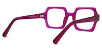 Mangual - Square Purple Eyeglasses - 3