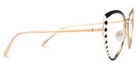 Tristan - Geometric Black Eyeglasses | Vooglam 