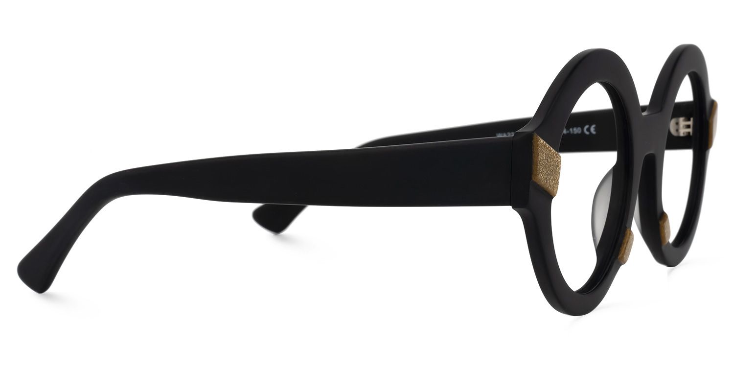 Round Black Eyeglasses | Vooglam.com 4