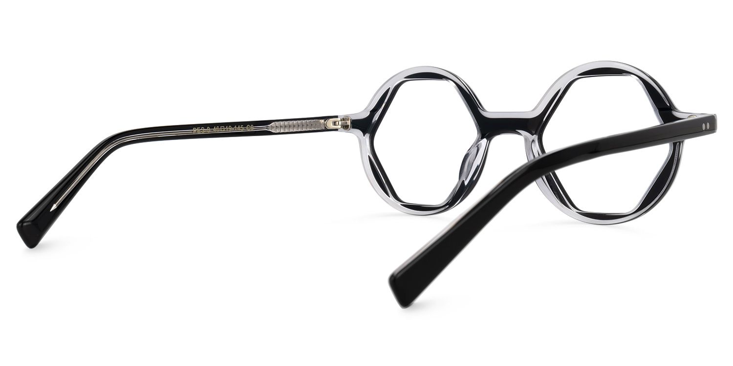 Twitty - Round Black Eyeglasses product detail 3