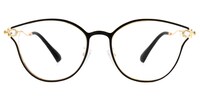 Ealy - Oval Black Eyeglasses - 1