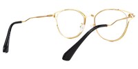Ealy - Oval Black Eyeglasses - 3